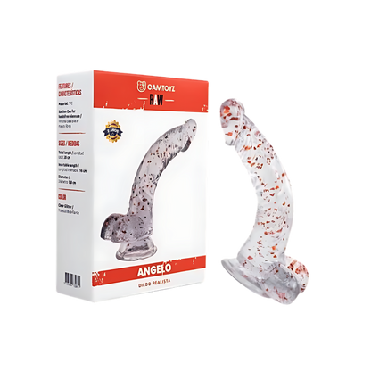 Dildo Realista Raw Angelo Transparente