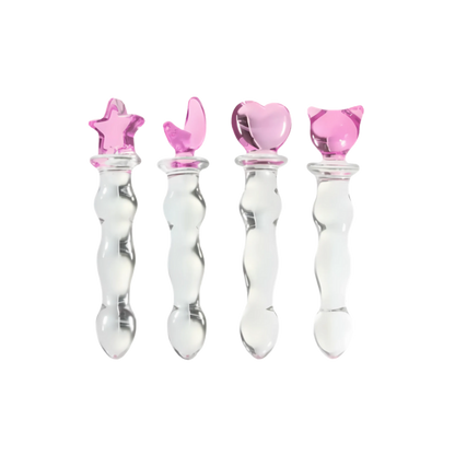 Consolador en Vidrio con Figuras