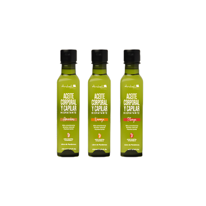 Aceite Corporal Multifuncional Arobell  Masajes y Cuidado Capilar 250 ml
