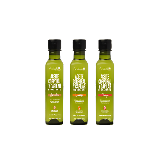 Aceite Corporal Multifuncional Arobell  Masajes y Cuidado Capilar 250 ml