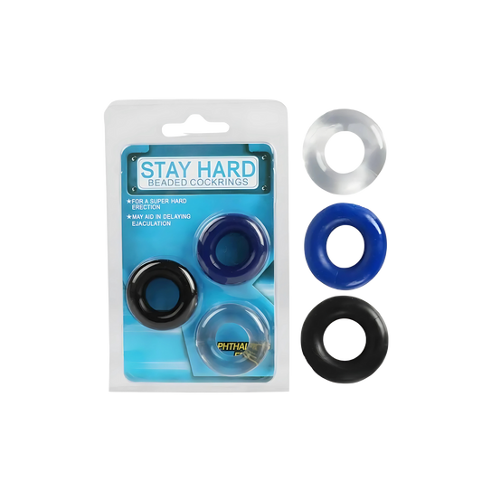 Anillos x3 Stay Hard