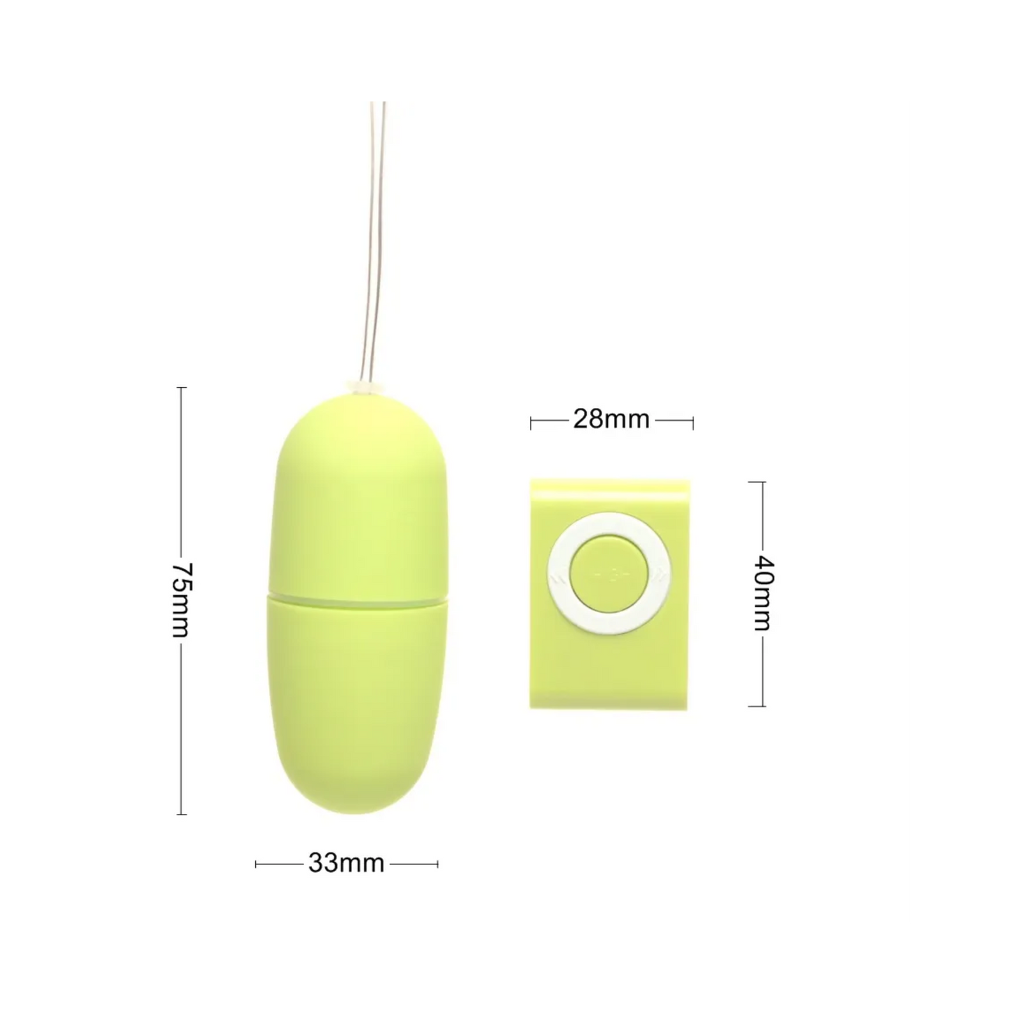 Huevo Mini Vibrador con Control Remoto