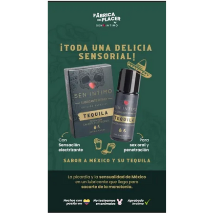 Lubricante Electrizante Tequila Sen Intimo  30 ml