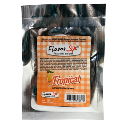 Lubricante Íntimo en Sachet Flavor  5 ml