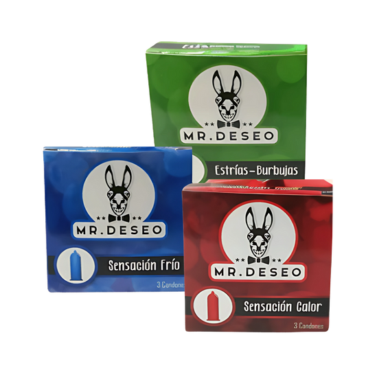 Condones Mr. Deseo  Ultrasensibles, Lubricados